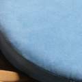 Ice Blue Faux Suede